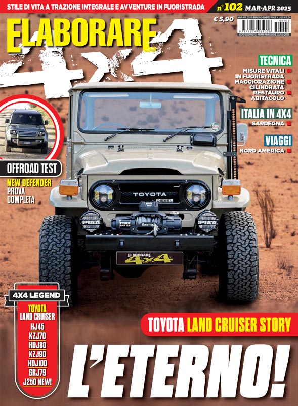 Copertina ultimo numero ELABORARE4x4 magazine