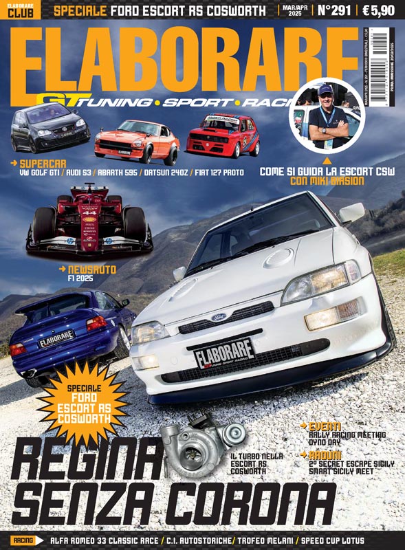 Elaborare magazine, the bible for sports and racing car enthusiasts since 1996