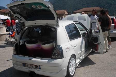 Clio con impianto Hi-Fi